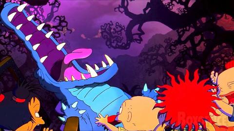 Gator trouble for the rugrats! | Rugrats Go Wild | CLIP