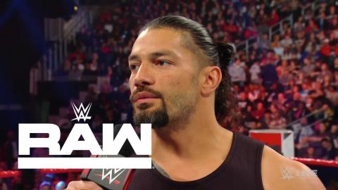 WWE Raw 2/25/2019 Highlight | Roman Reigns Sets Comeback With Cancer In Remission | on USA Network