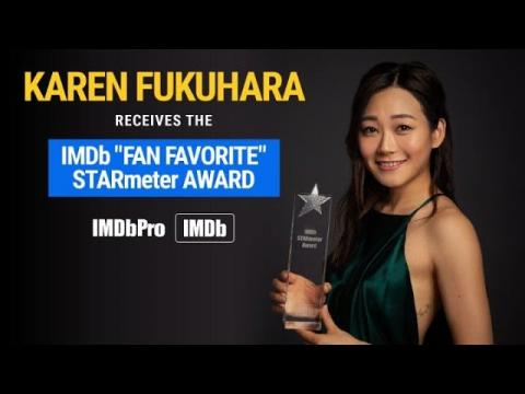 Karen Fukuhara Receives the IMDb "Fan Favorite" STARmeter Award at Identity 2021
