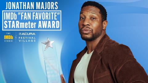 Jonathan Majors Receives the IMDb "Fan Favorite" STARmeter Award