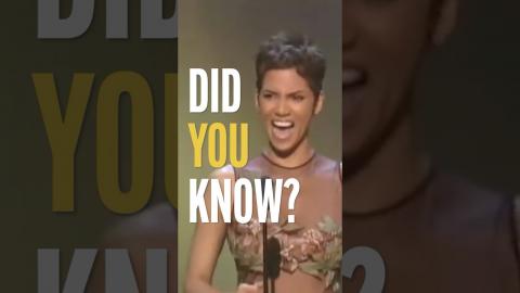 Did you know #HalleBerry's historic #Oscar win was over 20 years ago? ???? #Shorts
