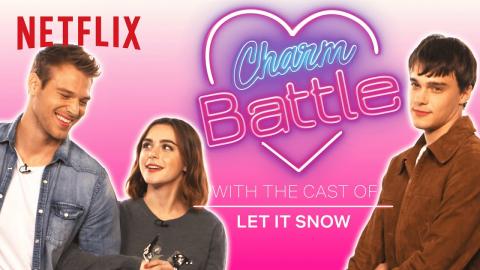 Let It Snow Cast Tries Holiday Pick Up Lines | Charm Battle | Netflix