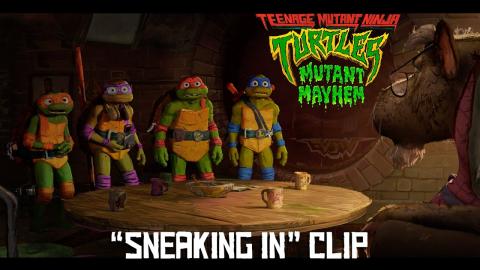 Teenage Mutant Ninja Turtles: Mutant Mayhem | "Sneaking In" Clip (2023 Movie) - Seth Rogen