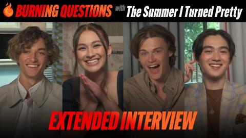 “The Summer I Turned Pretty” Cast Answer Burning Questions | Extended Interview