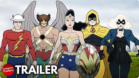 JUSTICE SOCIETY: WORLD WAR II Trailer (2021) The Flash, Wonder Woman DC Animation