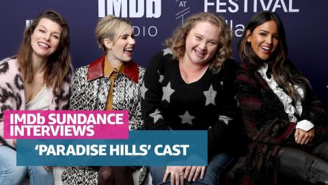 Milla Jovovich, Emma Roberts, Danielle Macdonald & Eiza González Talk 'Paradise Hills' at Sundance