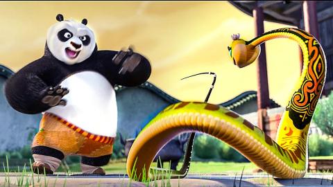 Po VS The Furious Five | Kung Fu Panda | CLIP ???? 4K