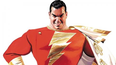 First Look At Zachary Levi As Shazam! In His Classic Costume