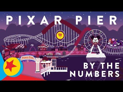 Count Down Some Fun Facts About Pixar Pier | Pixar By the Numbers | Pixar