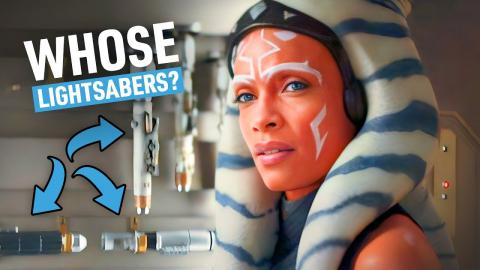 Whose Lightsabers Are On Ahsoka's Ship?