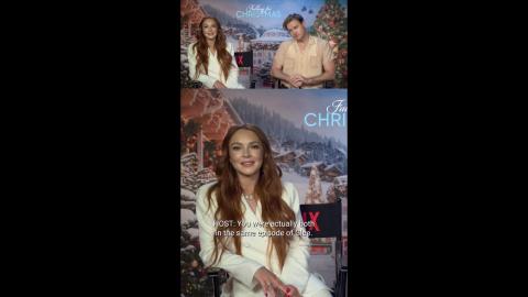 Lindsay Lohan & Chord Overstreet Reminisce on Their Time on "Glee" #Shorts