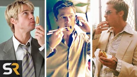 Ever Notice That Brad Pitt Is Always Eating In His Movies?