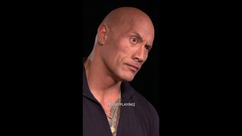 'Black Adam' Cast Talks The Rock's Eyebrow Raise #Shorts