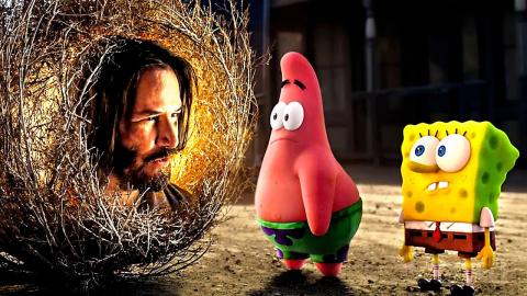 SpongeBob meets Keanu Reeves AND Snoop Dogg