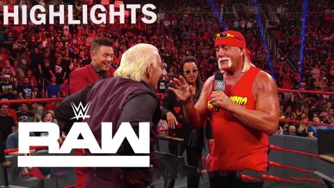 WWE Raw 9/30/2019 Highlight | The Miz Announces Team Hogan vs. Team Flair | on USA Network