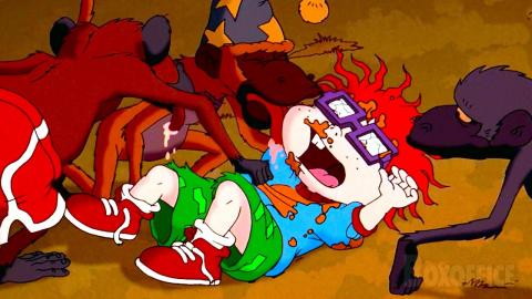 The Rugrats VS The Angry Monkeys | The Rugrats Movie | CLIP