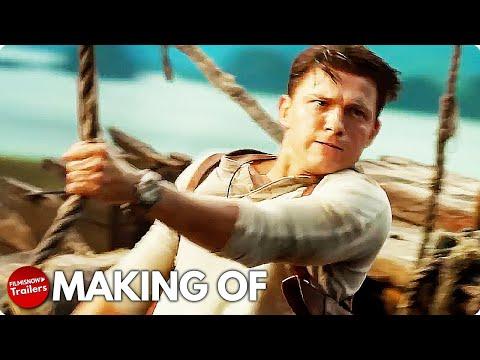 UNCHARTED Behind The Scenes (2022) Tom Holland, Mark Wahlberg Action Adventure Movie