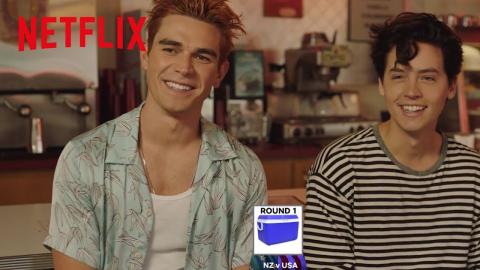 Riverdale | NZ vs US Slang with KJ and Cole | Netflix