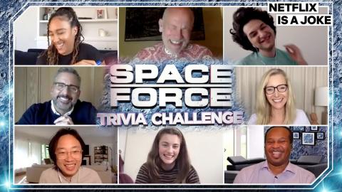 Steve Carell and Lisa Kudrow Play Trivia With The Cast Of Space Force | Netflix