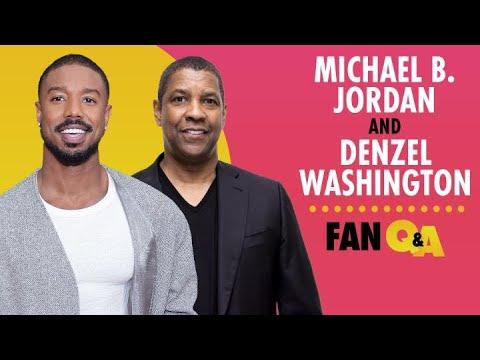 Michael B. Jordan and Denzel Washington Answer Fan Questions