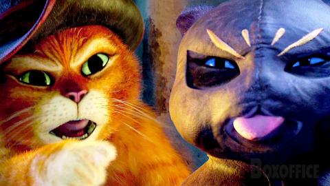 The cat burglar competition |  Puss in Boots | CLIP