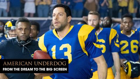 American Underdog (2021 Movie) “From The Dream to The Big Screen” Behind the Scenes – Zachary Levi