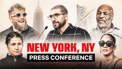 Netflix and MVP Present: Paul vs. Tyson & Taylor vs. Serrano Press Tour - Part I