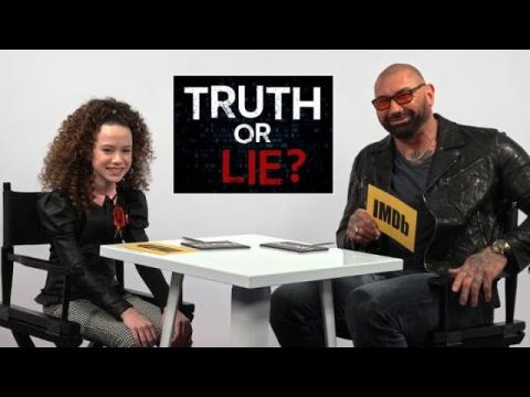 Dave Bautista and Chloe Coleman Play "Truth or Lie"