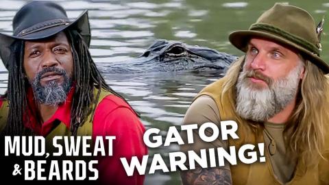 Donny & Ray Are Surrounded By Gators | Mud, Sweat & Beards (S1 E2) | USA Network