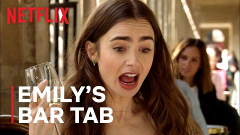 The Total Cost Of All Emily's Drinks In Emily In Paris | Netflix