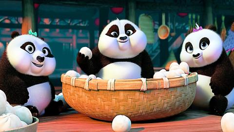 All the Funniest Scenes from Kung Fu Panda 1 + 2 + 3 ????????