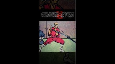 Snake Eyes - Hard Master Comic Book Piece