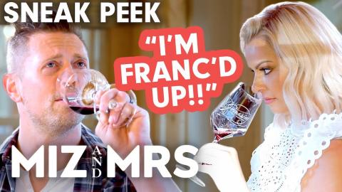 Miz & Maryse's Wine Tasting Takes an Unexpected Turn | Miz & Mrs (S3 E5) | USA Network