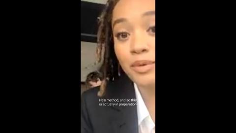 Kiersey Clemons & Alex Wolff Talk 'Susie Searches' #Shorts