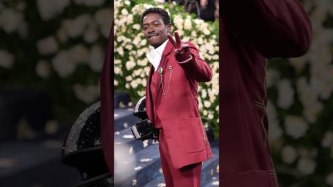 #DamsonIdris stuns at the #MetGala for his new movie #F1. #Shorts