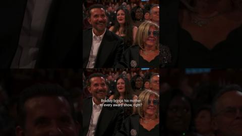 We want to be Mama Cooper when we grow up. ???? #Oscars #Oscars #BradleyCooper #Shorts
