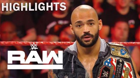 WWE Raw 7/9/2019 Highlight | AJ Styles Has Words For Ricochet | on USA Network