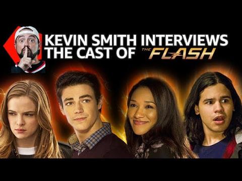Kevin Smith Interviews The Flash's Grant Gustin, Candice Patton, Carlos Valdes + Danielle Panabaker