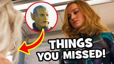 CAPTAIN MARVEL Official Trailer - Avengers 4 Easter Eggs & Things You Missed