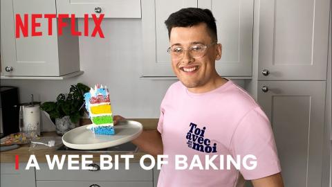 The Great British Bake Off's Michael Chakraverty Bakes 'Sailor Moon' Pegasus Cake | Netflix