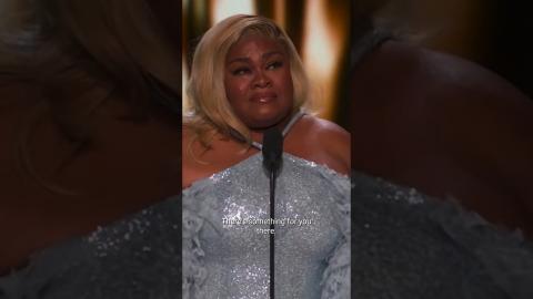 "I just need to be myself." ???????????? #Oscars #DaVineJoyRandolph