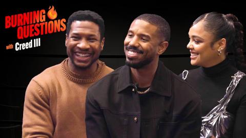 Jonathan Majors, Michael B. Jordan & Tessa Thompson Answer Burning Questions | Creed III