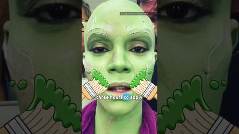 How Zoe Saldaña Transforms Into Gamora