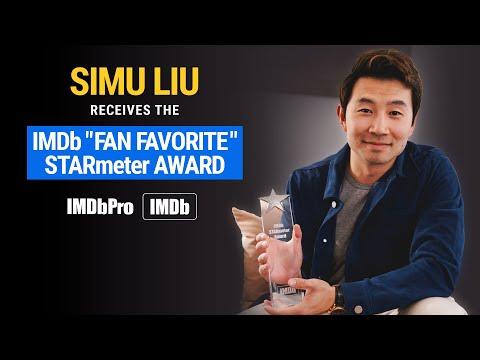 Simu Liu Receives the IMDb Fan Favorite STARmeter Award