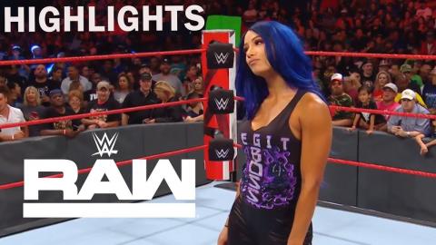 WWE Raw 8/26/2019 Highlight | Sasha Banks Addresses WrestleMania Rumors | on USA Network
