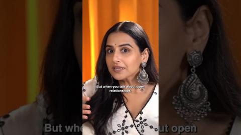 #VidyaBalan and #PratikGandhi share their views on open relationships! #imdb #shorts