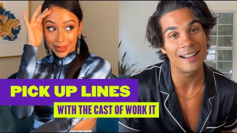 Liza Koshy & Drew Ray Tanner Try Cheesy Pickup Lines on Each Other | Work It | Netflix