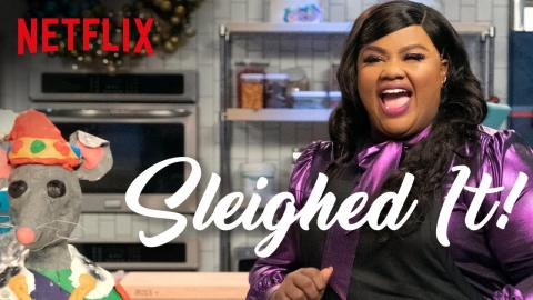 Nicole Byer Tries To Bake a Giant Mouse | Sleighed It! | Full Episode | Netflix