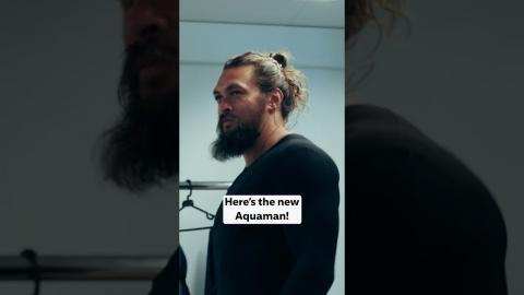 The king has returned! #Aquaman and the Lost Kingdom. Previously Recorded. #jasonmomoa #BTS #onset