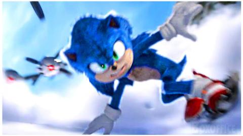 SONIC THE HEDGEHOG 2 "Sonic is Snowboarding" Trailer (2022)